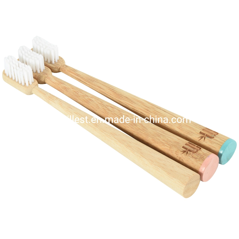 Customs Logo 100% Natural Personal Oral Care Kid Bamboo Toothbrush